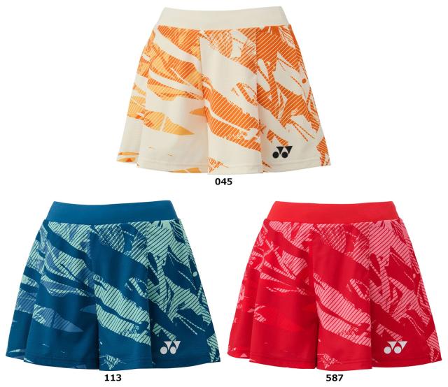 YONEX （ヨネックス） テニス ゲームシャツ・パンツ ウィメンズショートパンツ(インナースパッツ付) 【タンゴレッド】 25099 587 ゲームパンツウィメンズ パンツ レディース 女性用 レッド 赤 25SS {NP}_2