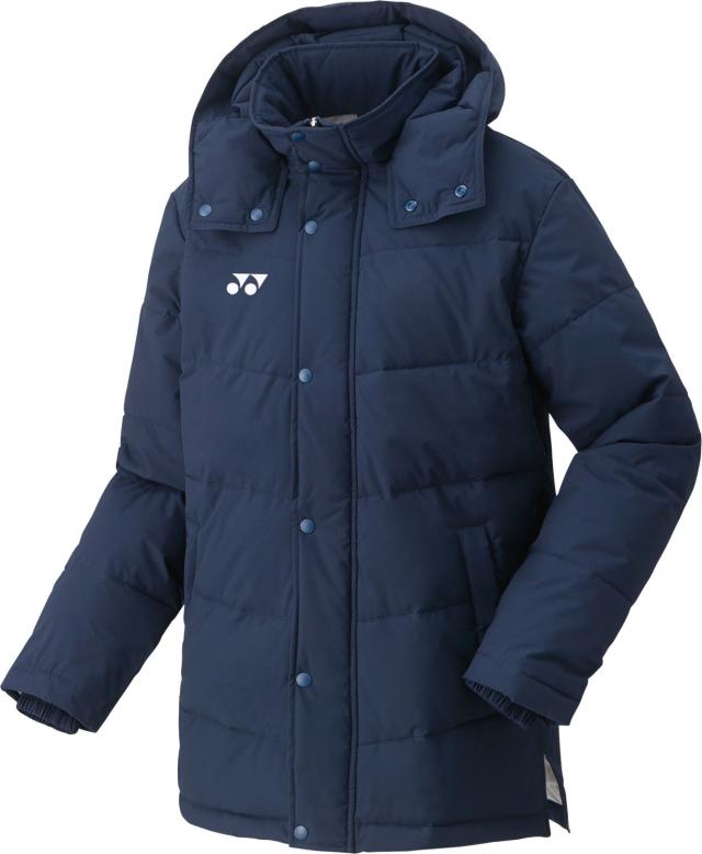 YONEX （ヨネックス） テニス ウインドウェア ユニハーフコート 【ネイビーブルー】 90074 019 中綿コート コート メンズ・レディース 男性用・女性用 ネイビー 紺 23FW {SK}