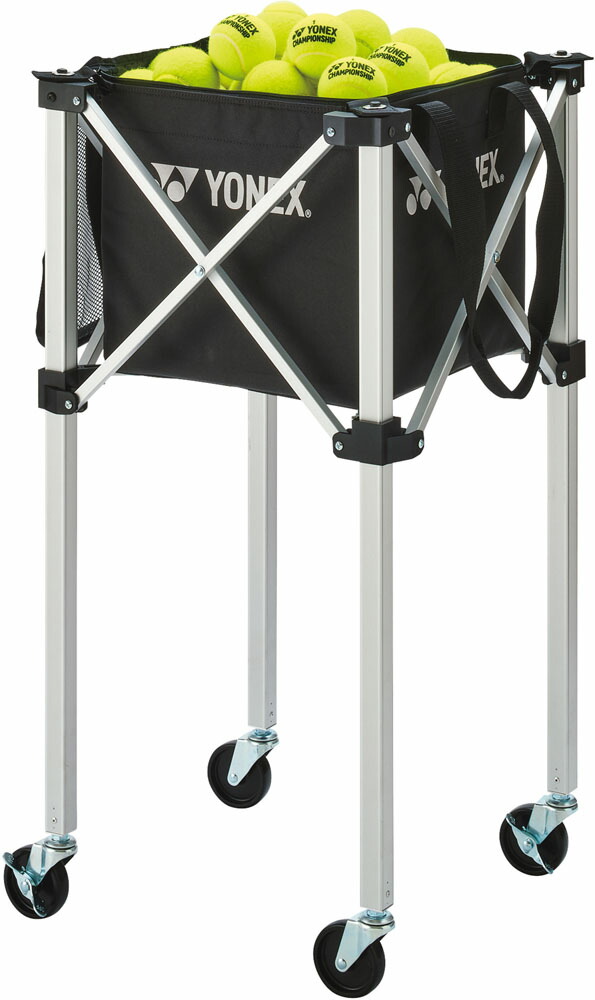 YONEX （ヨネックス） テニス バッグ キャスター付きボールバッグ 2( ケース有 ) 【ブラック】 AC383C 7 ボールケース メンズ・レディース 男性用・女性用 ブラック 黒 22 {SK}