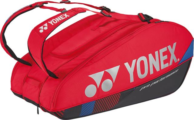YONEX （ヨネックス） テニス バッグ ラケットバッグ 9(テニス9本用) 【スカーレット】 BAG2402N 651 ラケットバッグ ラケットバッグ メンズ・レディース 男性用・女性用 レッド 赤 24SS {SK}