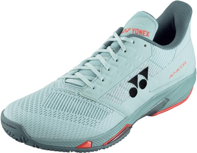 YONEX （ヨネックス） テニス シューズ パワークッション アドアクセル ワイド AC 【ミストブルー】 SHTAAWA 406 オールコートＭ シューズ メンズ・レディース 男性用・女性用 ブルー 青 24FW {SK}