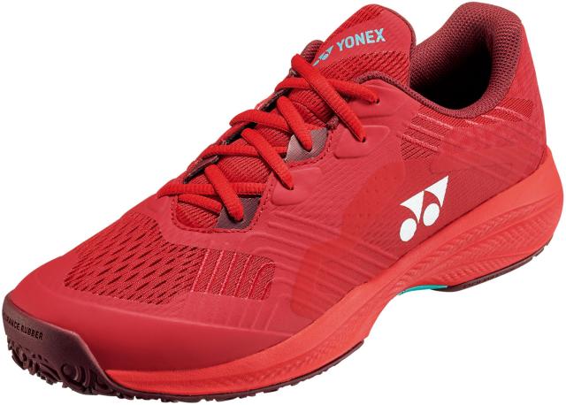 YONEX （ヨネックス） テニス シューズ パワークッション ソニケージ メン GC 【レッド】 SHTSCMG 001 クレー・オムニコートメンズ シューズ メンズ 男性用 レッド 赤 2024 {SK}