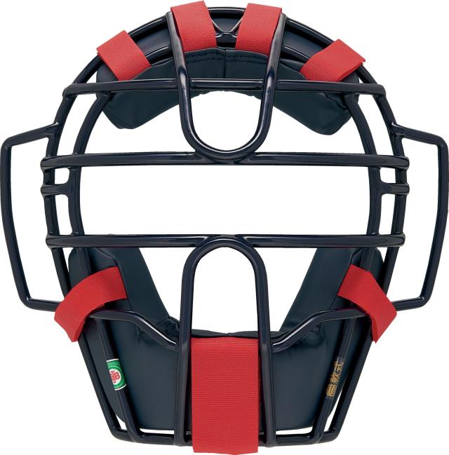 ZETT （ゼット） 野球 ソフトボール マスク・プロテクター・キャッチャーズギア 軟式用マスク メンズ・レディース 男性用・女性用 【ネイビー/レッド】 紺 赤 BLM3152A-2964  {SK}