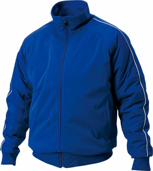 ZETT （ゼット） 野球 ソフトボール ウインドウェア・ジャージ・ジャンパー  グラウンドコート 防寒 メンズ 男性用 【ロイヤルブルー】 青 BOG480A-2500  {SK}