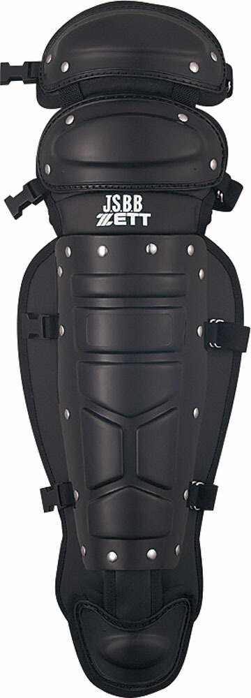 ZETT（ゼット） 野球　ソフトボール プロテクター 軟式用 捕手用 キャッチャー用 ソフトボール用レガーツ 【ブラック】 BLL3200B 1900 15SS {SK}