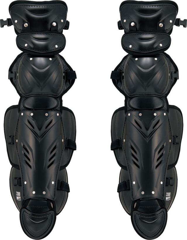 ZETT（ゼット） 野球　ソフトボール プロテクター 軟式用 捕手用 キャッチャー用 PROSTATUS（プロステイタス）ソフトボール用レガーツ 【ブラック】 BLL3295 1900 13SS {SK}