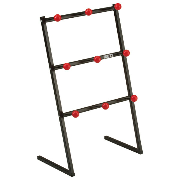 ZETT（ゼット） 野球　ソフトボール 収納 器具 スタンド ヘルメット掛けスタンド 9個収納可能 【ブラック】 BM592 16SS {SK}