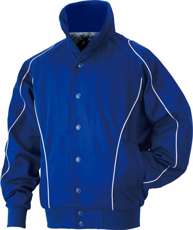 ZETT（ゼット） 野球　ソフトボール ウインドウェア ジャージ ジャケット ジャンパー グラウンドコート ジュニア・キッズ 少年用 【ロイヤルブルー】 BOG815A 2500 18FW {SK}