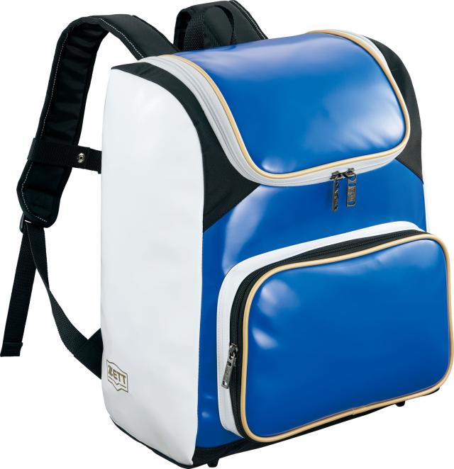 ZETT （ゼット） 野球＆ソフトボール バッグ エナメルデイパック 【ロイヤルブルー×ホワイト】 BA481 2511 バックパック ユニセックス 男性用・女性用 青　白 25SS {SK}