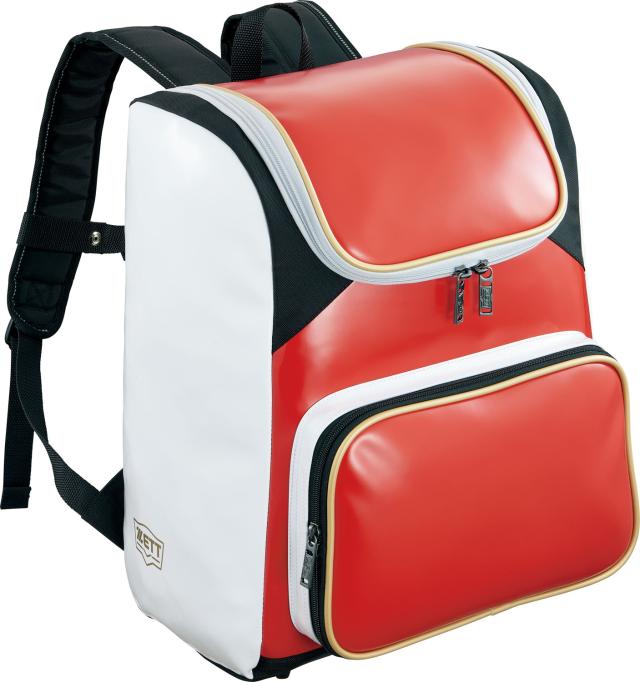 ZETT （ゼット） 野球＆ソフトボール バッグ エナメルデイパック 【レッド×ホワイト】 BA481 6411 バックパック ユニセックス 男性用・女性用 赤　白 25SS {SK}