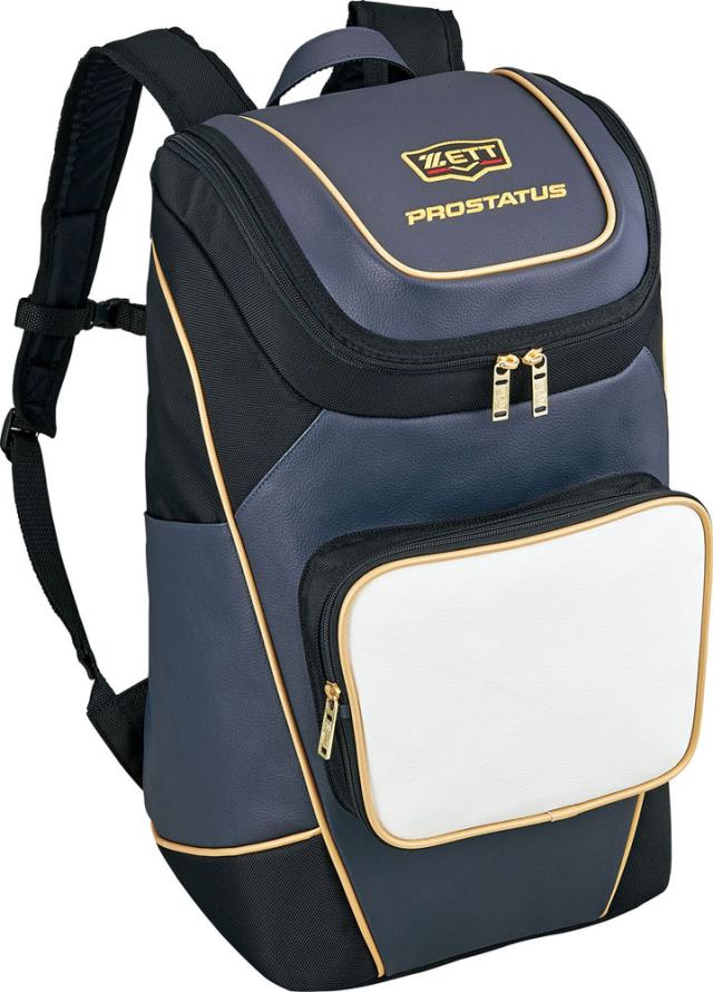 ZETT （ゼット） 野球＆ソフトボール バッグ デイパック プロステイタス 【ホワイト×ダークネイビー】 BAP420 1130 バックパック メンズ・レディース 男性用・女性用 白 紺 20SS {SK}