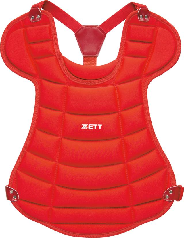 ZETT （ゼット） 野球＆ソフトボール マスク・プロテクター 少年軟式・少年ゴムソフト用プロテクター 【レッド】 BLP8340 6400 ＪＲプロテクター 赤 25FW {SK}