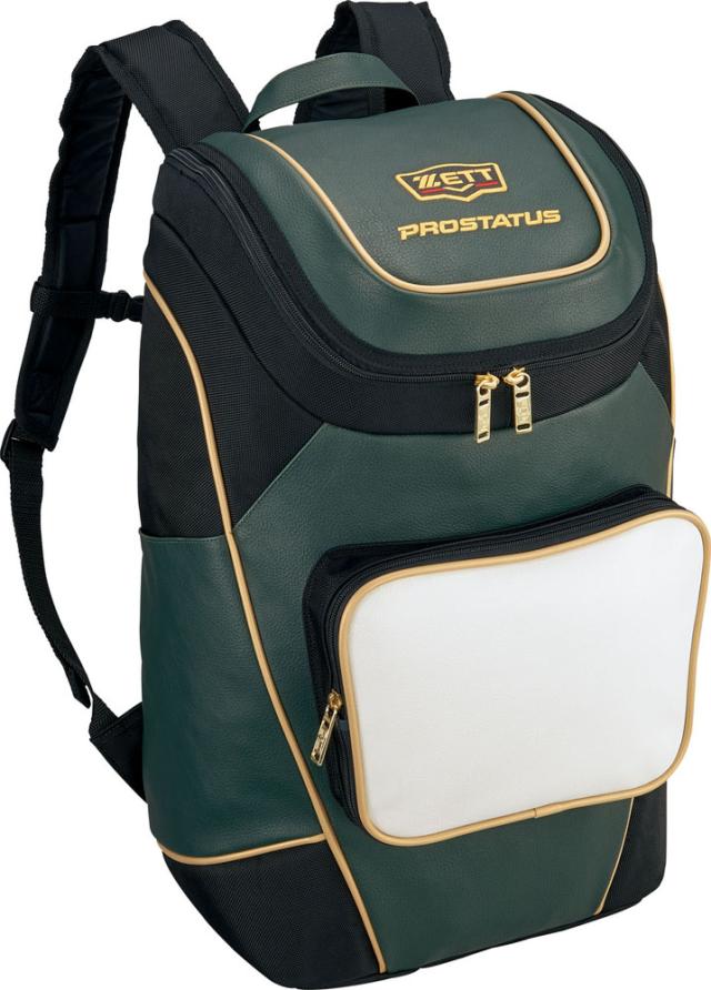 ZETT（ゼット） 野球 ソフトボール バッグ・ケース デイパック PROSTATUS（プロステイタス） バックパック リュックサック 【ホワイト/Dグリーン】 BAP420 1149  白 21SS {SK}