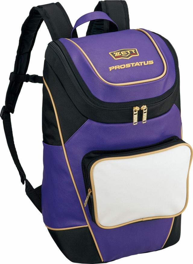 ZETT（ゼット） 野球 ソフトボール バッグ・ケース デイパック PROSTATUS（プロステイタス） バックパック リュックサック 【ホワイト/パープル】 BAP420 1174  白 21SS {SK}