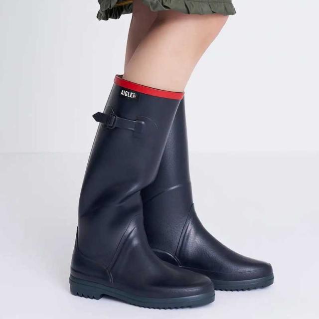 エーグル AIGLE シャンタベル2 ラバーブーツ ZZF8892 002 MARINE（レディース）  ロング 防水ブーツ ラバーソール フランス製 「靴」