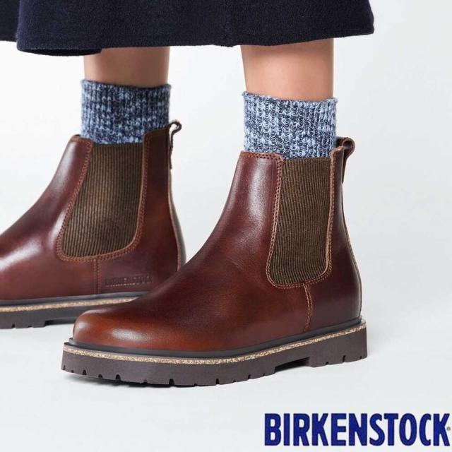 ビルケンシュトック BIRKENSTOCK Highwood Slip On Mid（レディース）  1025782（チョコレート）  チェルシーブーツ アンクルブーツ 「靴」
