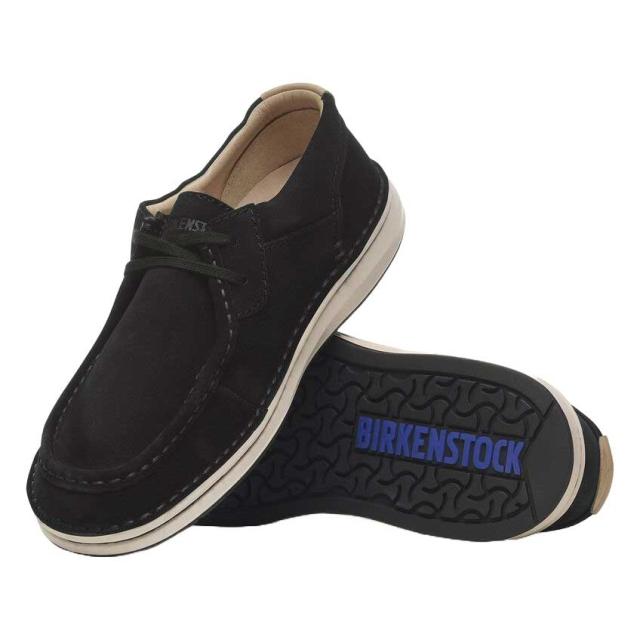 ビルケンシュトック BIRKENSTOCK PASADENA（パサデナ） メンズ（幅広 レギュラーフィット） 1029658（ベロアレザー／ブラック） スニーカー コンフォート フラットシューズ「靴」_2