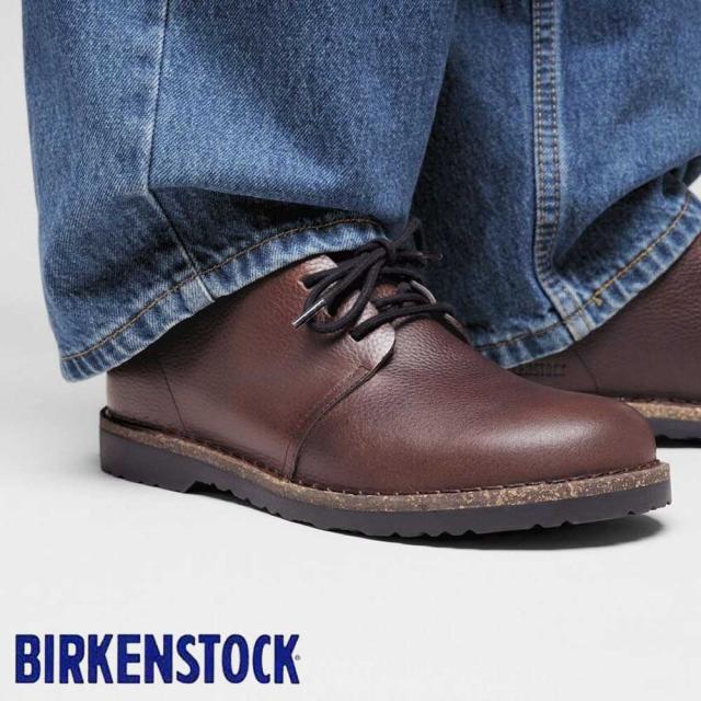 ビルケンシュトック BIRKENSTOCK Uppsala Low（アップサラ ロー） メンズ（幅広 レギュラーフィット） 1030149（ナチュラルレザー／チョコレート） スニーカー コンフォート フラットシューズ「靴」