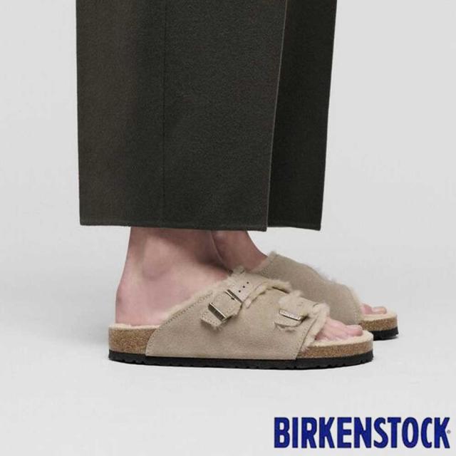 ビルケンシュトック BIRKENSTOCK Zurich Lammfell （チューリッヒ シアリング）  1030710 トープ（スエードレザー／ボア） （レディース サンダル ナローフィット）「正規輸入品」 「靴」