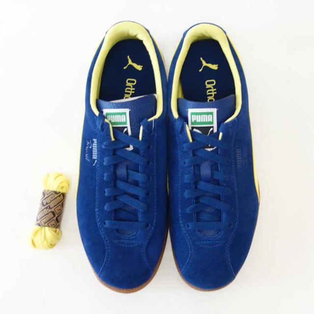 プーマ PUMA ブラジル LTH 40324609 Blue Jewel - Lemon Meringue（メンズ）天然皮革 ローカット スニーカー ウォーキング「靴」_3