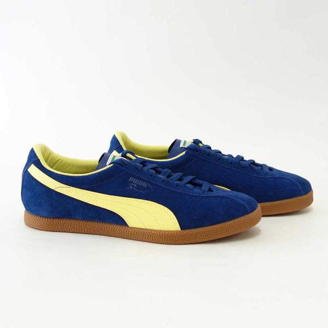 プーマ PUMA ブラジル LTH 40324609 Blue Jewel - Lemon Meringue（メンズ）天然皮革 ローカット スニーカー ウォーキング「靴」_9