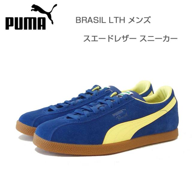 プーマ PUMA ブラジル LTH 40324609 Blue Jewel - Lemon Meringue（メンズ）天然皮革 ローカット スニーカー ウォーキング「靴」