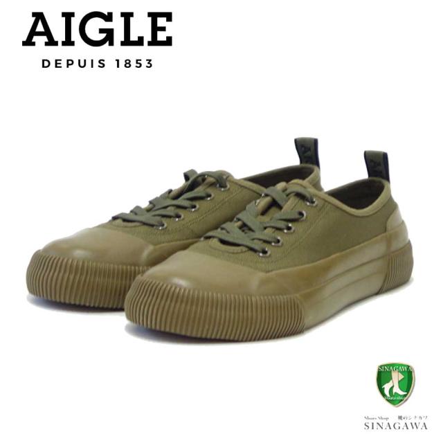 【SALE】 エーグル AIGLE ZOFT300 004 カーキ（メンズ） ラバー ロー スニーカー  レインシューズ ラバーソール 「靴」
