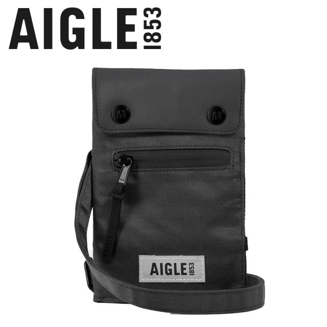 【SALE】 エーグル AIGLE ZNHAK28 003 撥水 クロスボディショルダーポーチ （ブラック）