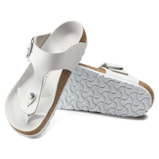 BIRKENSTOCK ビルケンシュトック Gizeh Big Buckle（ギゼ ビッグバックル） ホワイト 1018885 （レギュラーフィット 幅広）天然皮革 レディース サンダル トング ミュール クロッグ コンフォート ドイツ製「正規品」 「靴」_2