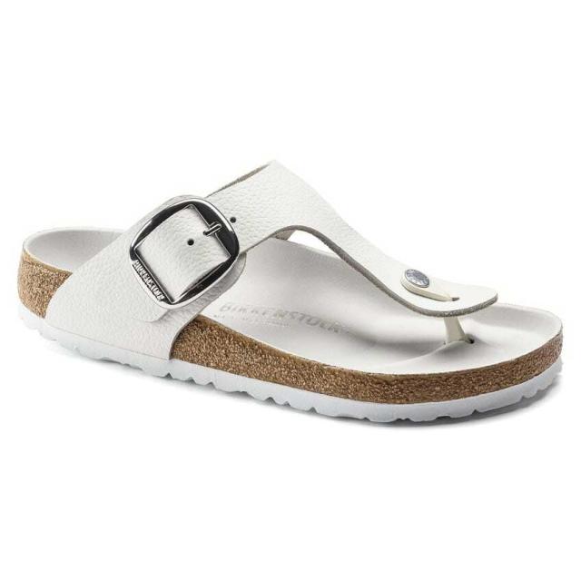 BIRKENSTOCK ビルケンシュトック Gizeh Big Buckle（ギゼ ビッグバックル） ホワイト 1018885 （レギュラーフィット 幅広）天然皮革 レディース サンダル トング ミュール クロッグ コンフォート ドイツ製「正規品」 「靴」_5