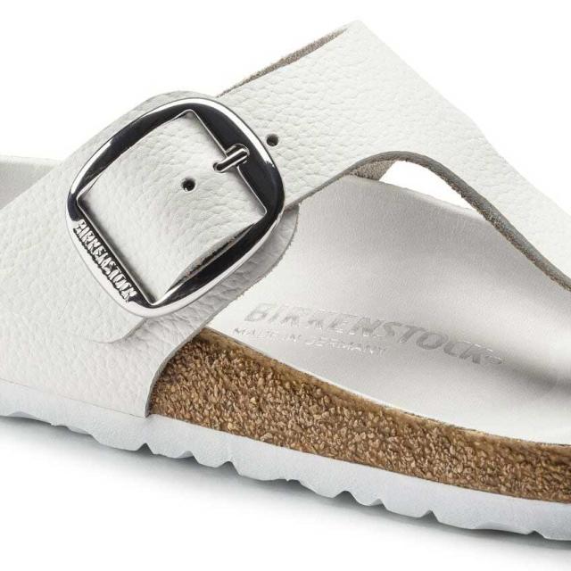 BIRKENSTOCK ビルケンシュトック Gizeh Big Buckle（ギゼ ビッグバックル） ホワイト 1018885 （レギュラーフィット 幅広）天然皮革 レディース サンダル トング ミュール クロッグ コンフォート ドイツ製「正規品」 「靴」_6
