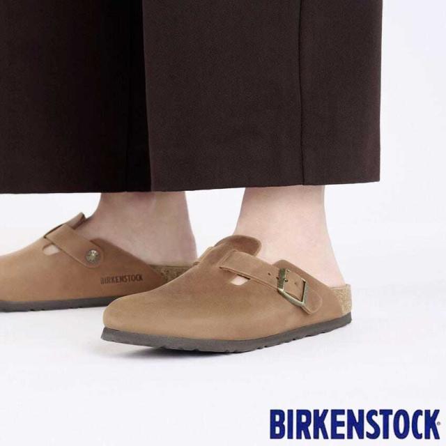 ビルケンシュトック BIRKENSTOCK Boston（ボストン）幅狭（ナローフィット） 1028310（オイルドレザー／コニャック） レディースサンダル サボ クロッグ ドイツ製快適サンダル 「靴」