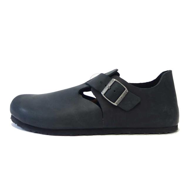 BIRKENSTOCK（ビルケンシュトック） LONDON BS（ロンドン）幅広（レギュラーフィット） 166541（オイルレザー／ブラック）コンフォートシューズ ドイツ生まれの快適シューズ 「靴」_1
