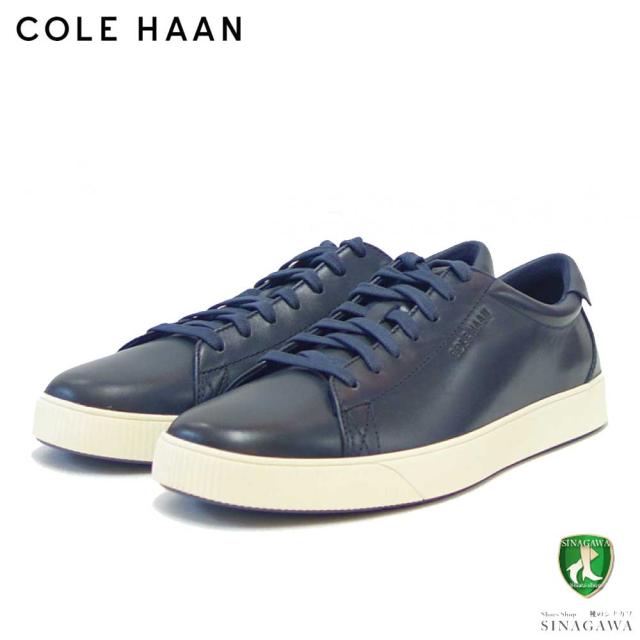 スーパーSALE コールハーン COLE HAAN NANTUCKET 2.0 SNKR マリンブルー C33142 （メンズ） 天然皮革 ローカット スニーカー ウォーキング 「靴」
