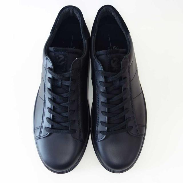 エコー ECCO STREET LITE メンズ レザースニーカー 52130451052 ブラック （メンズ） 快適な履き心地 本革 レースアップ ウォーキングシューズ 旅行「靴」_7