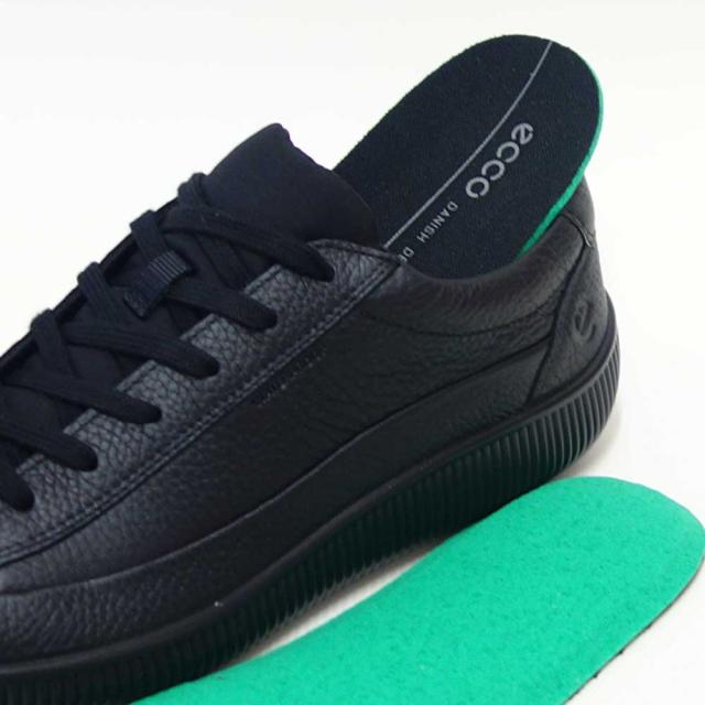 エコー ECCO SOFT ZERO M 53777451052 ブラック 防水 LACE UP LEA