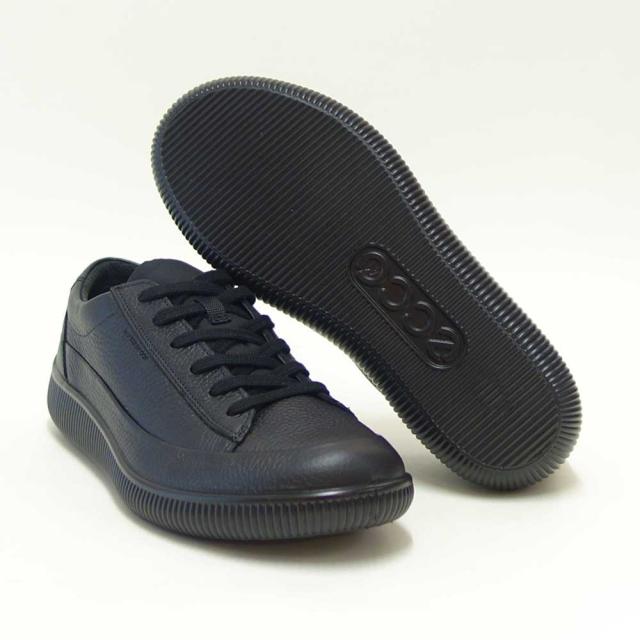 エコー ECCO SOFT ZERO M 53777451052 ブラック 防水 LACE UP LEA