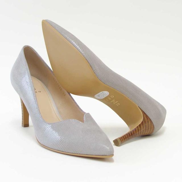 EIZO エイゾー 17156 アイスグレー 型押し 上質レザーのスタイリッシュ