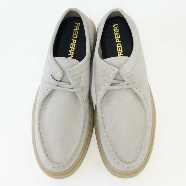 FRED PERRY フレッドペリー B 4350 P04（ユニセックス）Dawson Low Suede （ダーソン） カラー：LIGHT OYSTER スエードレザー ローカットスニーカー ポルトガル製 「靴」_7