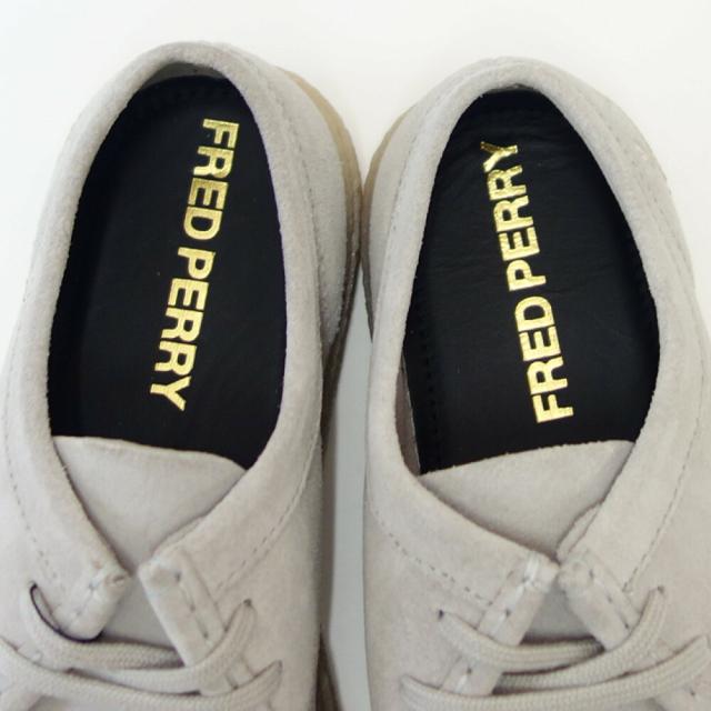 FRED PERRY フレッドペリー B 4350 P04（ユニセックス）Dawson Low Suede （ダーソン） カラー：LIGHT OYSTER スエードレザー ローカットスニーカー ポルトガル製 「靴」_10