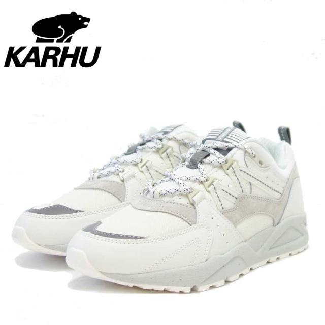 【SALE】 カルフ KARHU KH 804098 FUSION 2.0（フュージョン） カラー：ブライトホワイト／FOGGY DEW （ユニセックス）  レザースニーカー 「靴」