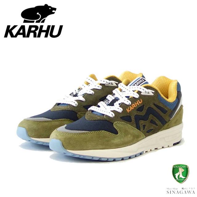 【SALE】 カルフ KARHU KH 806040 LEGACY 96（レガシー） カラー：グリーンモス /  インディアインク （ユニセックス）  レザースニーカー エアークッション ウォーキング 「靴」
