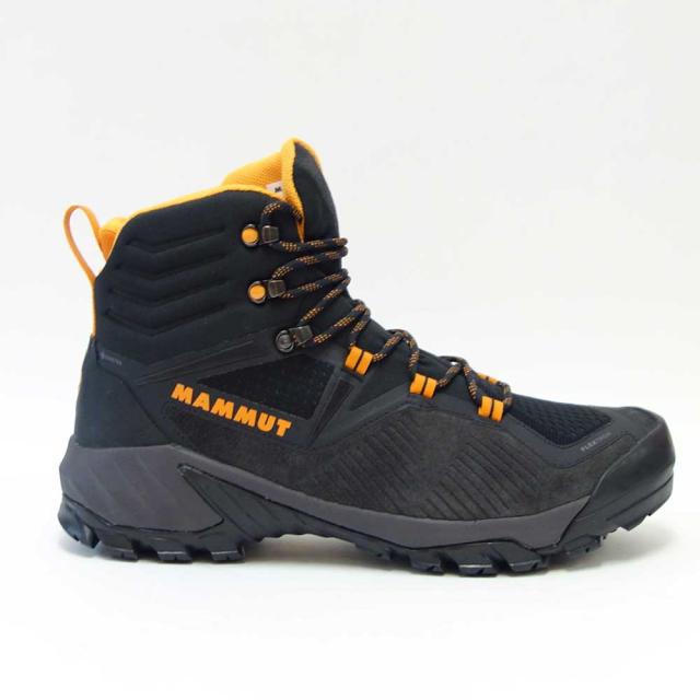 MAMMUT マムート Sapuen High GTX Men 303004241（メンズ）カラー：black-dark radiant(00132) アウトドアスニーカー ウォーキングシューズ 防水ハイキングシューズ「靴」_6