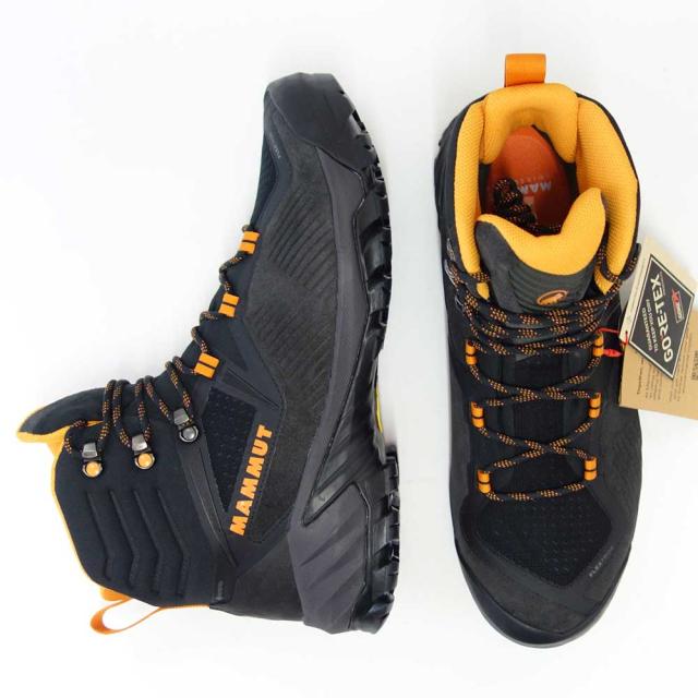 MAMMUT マムート Sapuen High GTX Men 303004241（メンズ）カラー：black-dark radiant(00132) アウトドアスニーカー ウォーキングシューズ 防水ハイキングシューズ「靴」_3