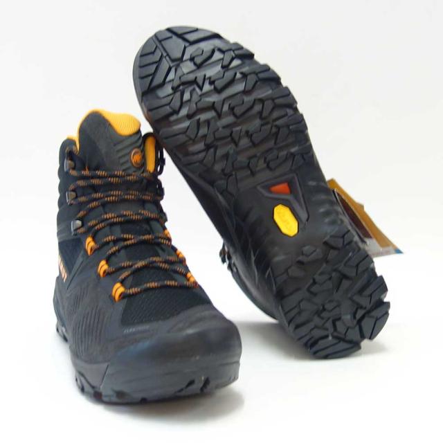 MAMMUT マムート Sapuen High GTX Men 303004241（メンズ）カラー：black-dark radiant(00132) アウトドアスニーカー ウォーキングシューズ 防水ハイキングシューズ「靴」_4