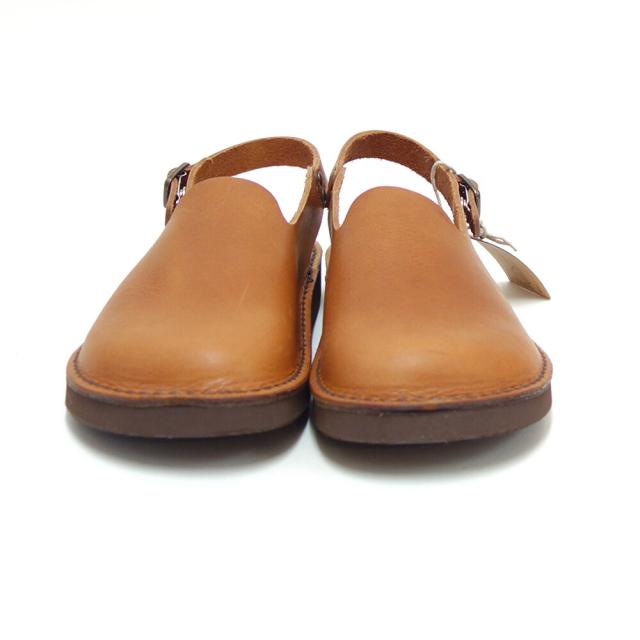 オーガニックハンドルーム Organic Handloom MEISSEN 007200 ブラウン バックストラップ サンダル  クロッグ  フラット 日本製 天然皮革「靴」_2