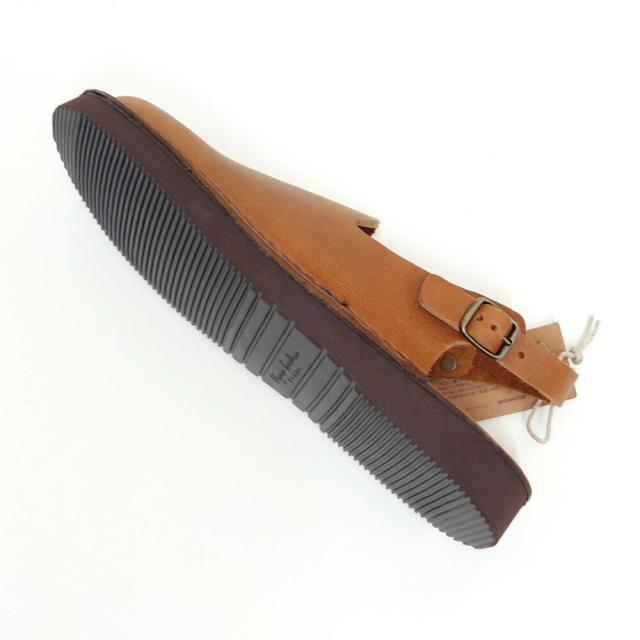 オーガニックハンドルーム Organic Handloom MEISSEN 007200 ブラウン バックストラップ サンダル  クロッグ  フラット 日本製 天然皮革「靴」_5