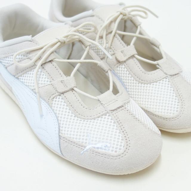 プーマ PUMA スピードキャット GO 40358904 Alpine -PUMA White （レディース） スエード 天然皮革 ローカット スニーカー ブラック 「靴」