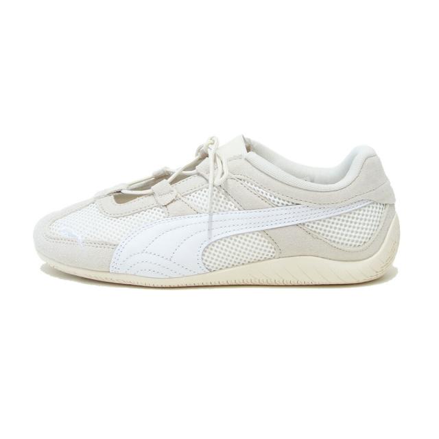プーマ PUMA スピードキャット GO 40358904 Alpine -PUMA White （レディース） スエード 天然皮革 ローカット スニーカー ブラック 「靴」