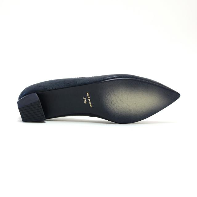 RABOKIGOSHI works（ラボキゴシ ワークス） 12679 ブラック プレーンパンプス 天然皮革 2.5cmヒール ポインテッドトゥ シューズ「靴」_9